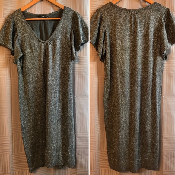 Metallic Sparkle Sweater Dress - Picture 1 of 2