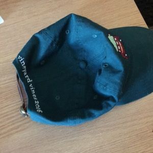 Vineyard vines leather strap hat