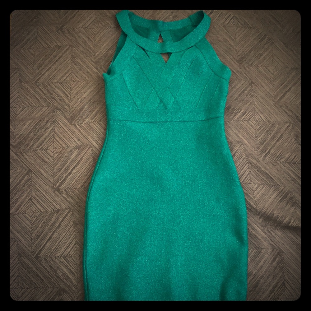 Turquoise party dress
