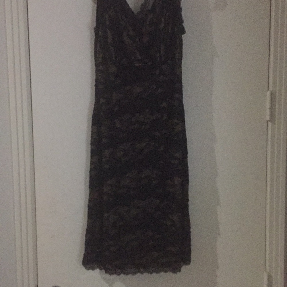 Black lace cocktail dress size 10