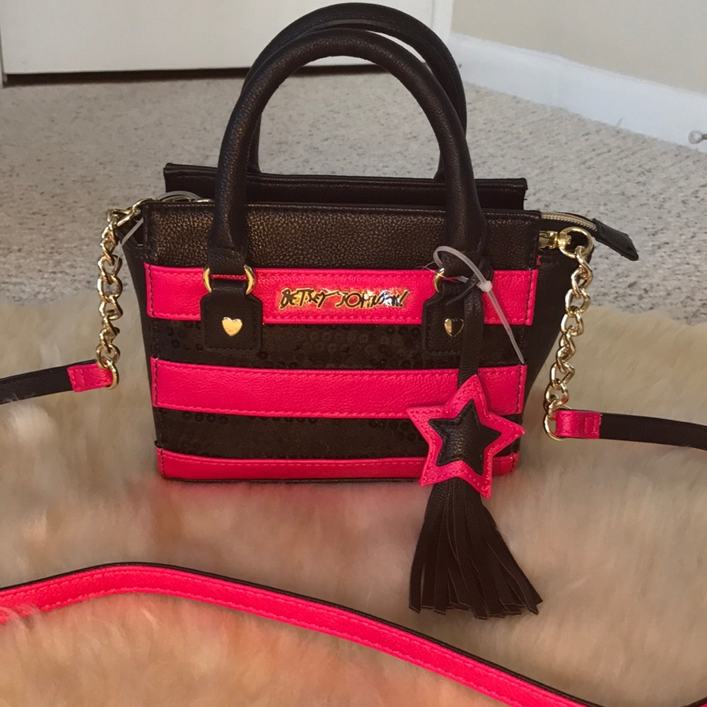 NWT!  Betsey Johnson Mini Crossbody bag