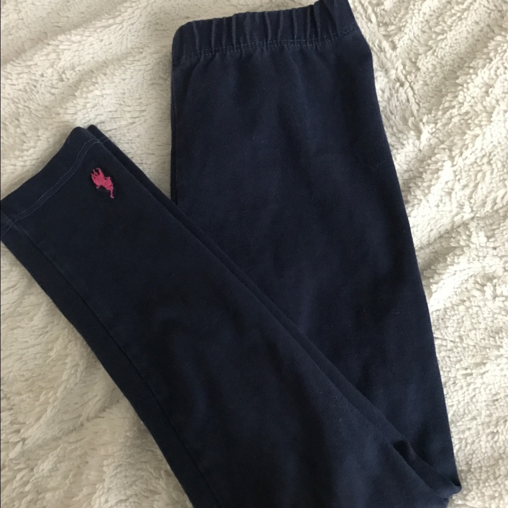 Navy Blue Polo Leggings