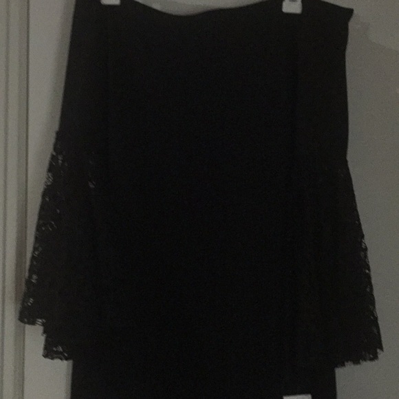 Off shoulder black cocktail dress size large - Picture 3 of 3