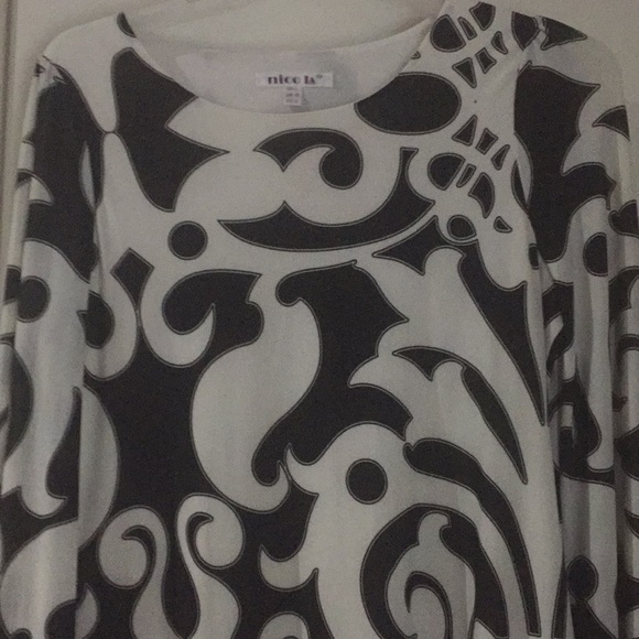 Black and white cocktail dress size 10 - Picture 2 of 4