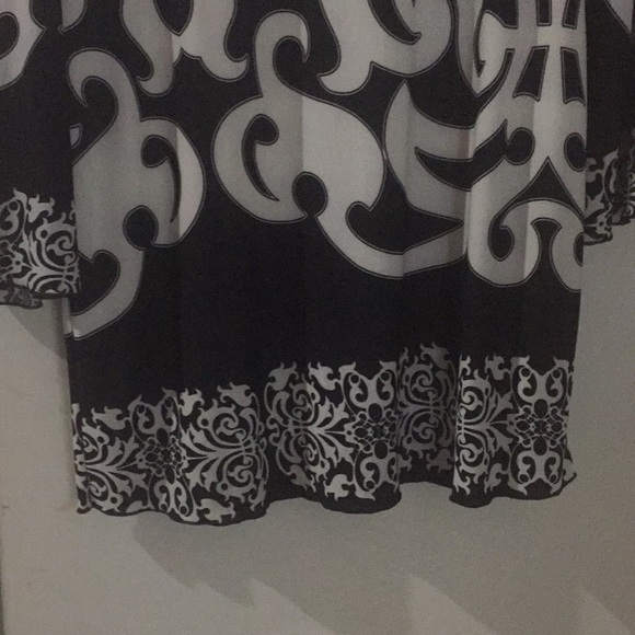 Black and white cocktail dress size 10 - Picture 3 of 4