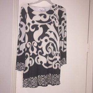 Black and white cocktail dress size 10