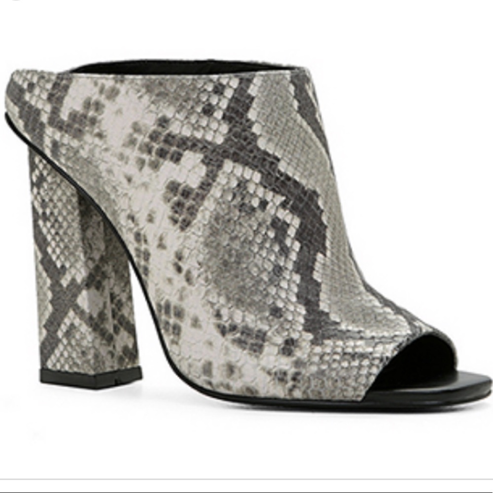 Aldo snake skin mule