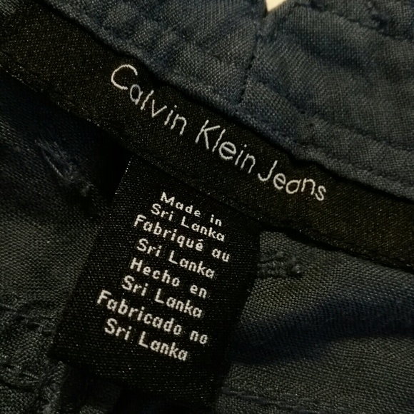 Calvin Klein Navy Shorts - Picture 3 of 4