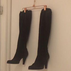 Dark Brown Suede Boots