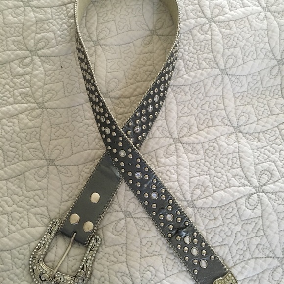 Silver rhinestone belt - Picture 2 of 2