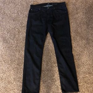 Men’s 7 for all mankind dark denim- worn once!