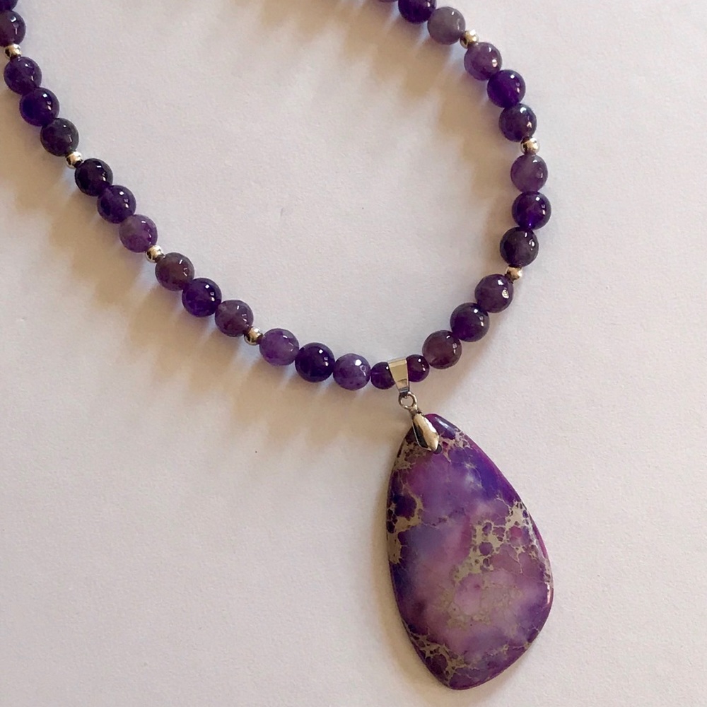 ⚜️Amethyst Pendant ~ Necklace⚜️