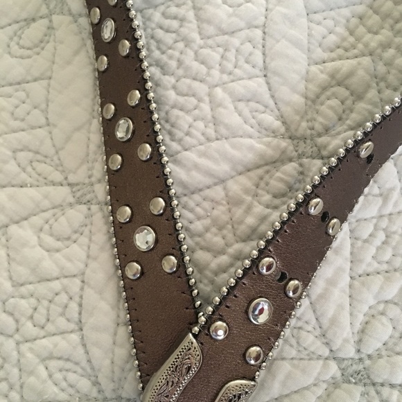 Bronze rhinestone belt - Picture 2 of 2