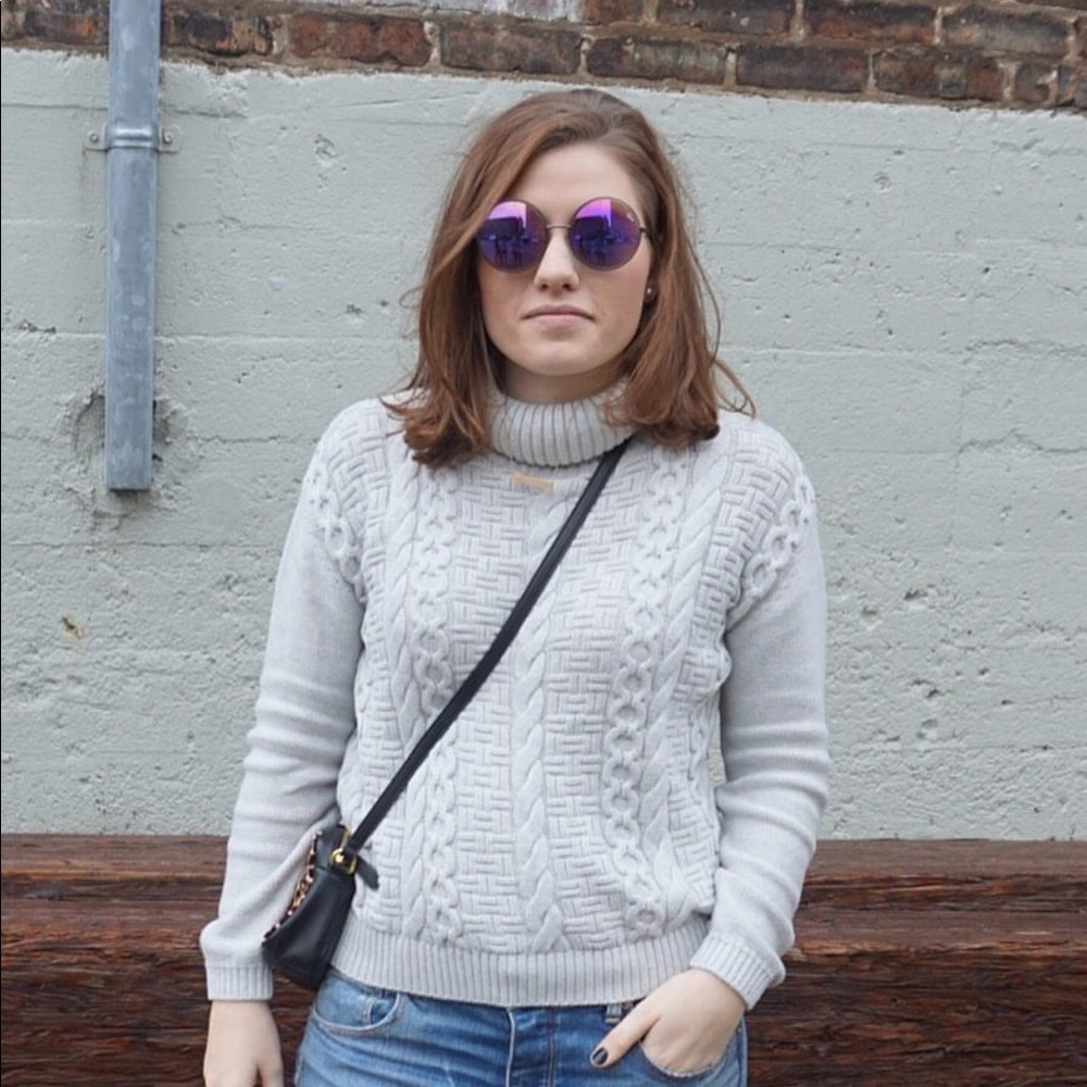 H&M Cable-knit Turtleneck