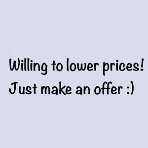 Open to Offers! Please share