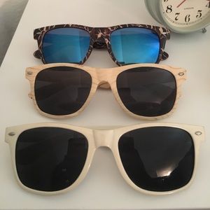 3 pairs of sunglasses