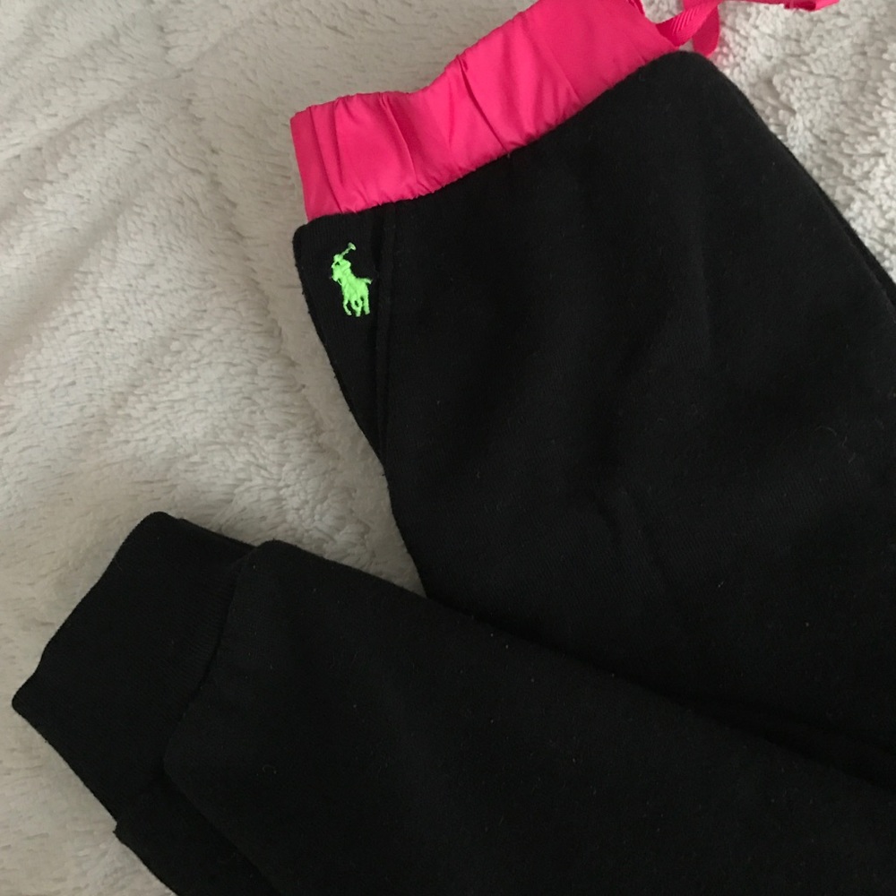 Black Polo Sweatpants