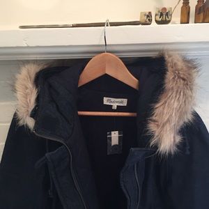 Madewell denim parka NWT