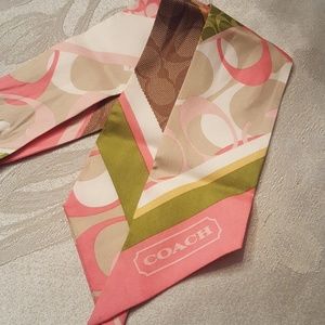 Coach pony/tie/scarf