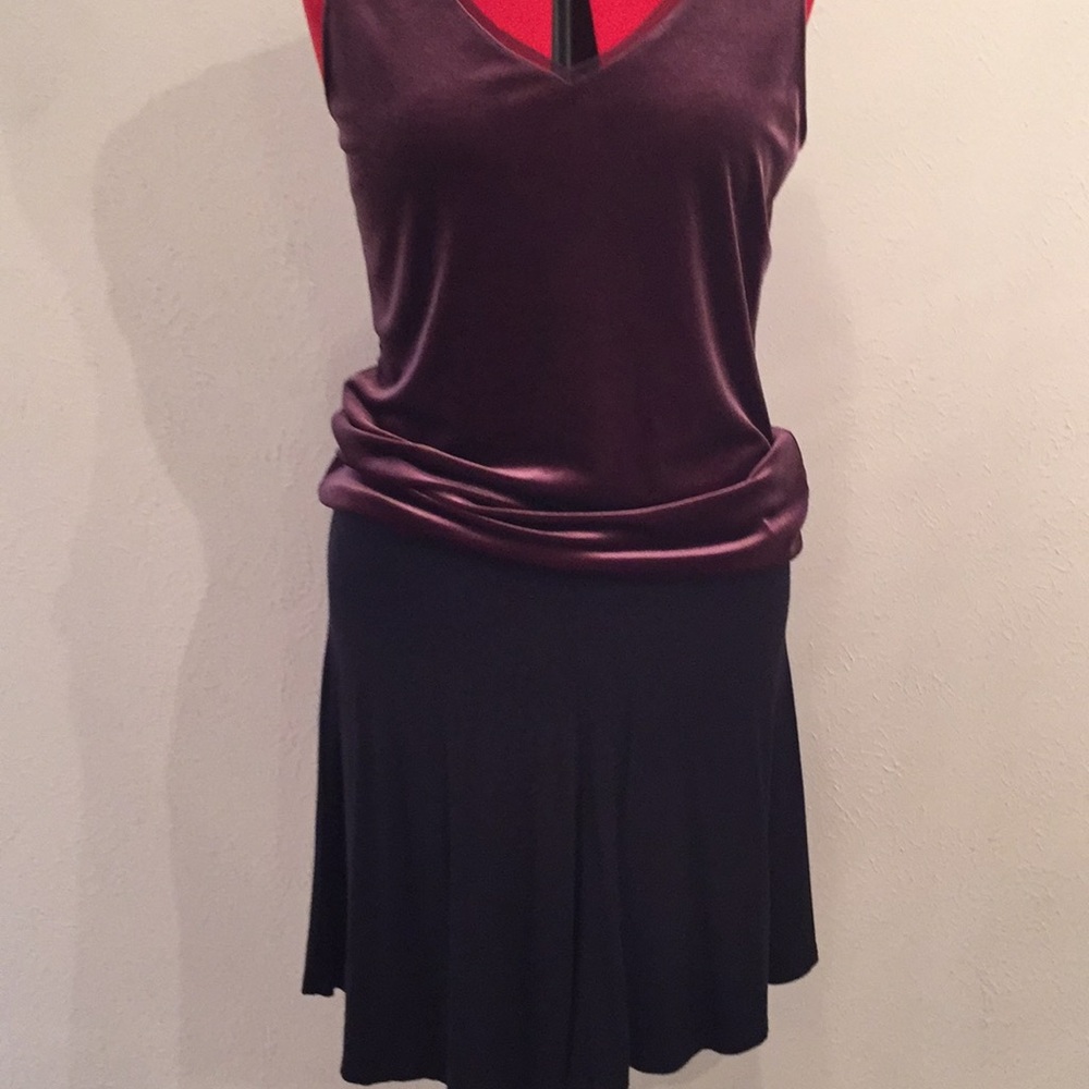 Ann Taylor Navy stretch skirt