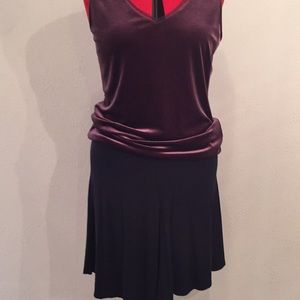 Ann Taylor Navy stretch skirt