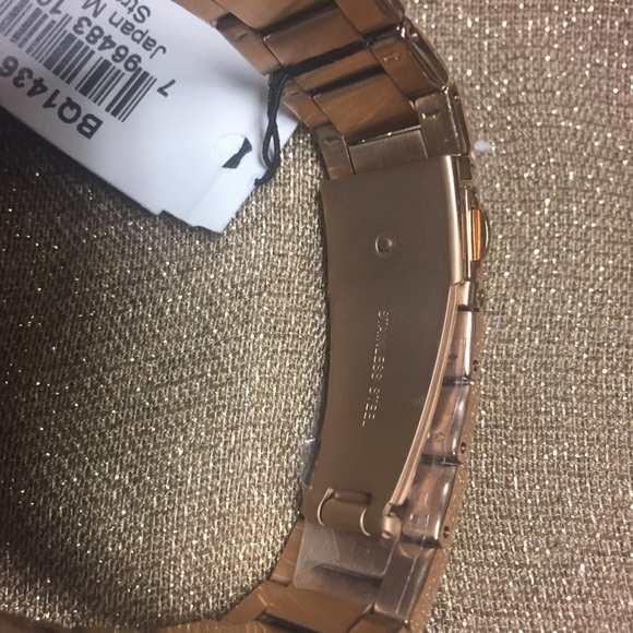 Fossil Womens Rose Gold Analog Quartz Watch BQ1436 main image 6