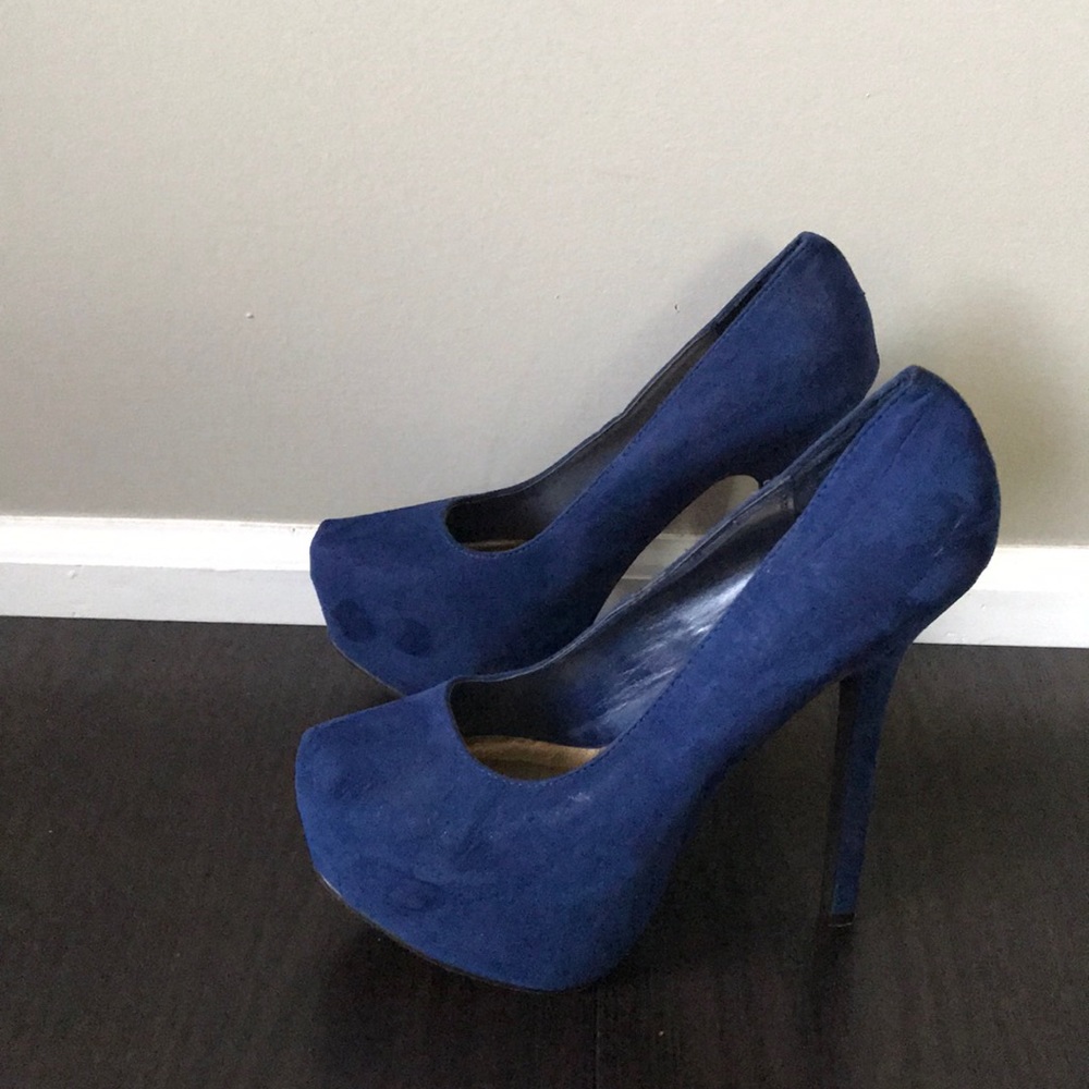 Blue heels