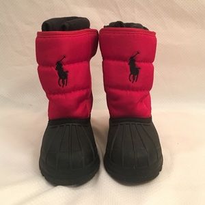 Polo Children’s Snow boots by Ralph Lauren Sz 9