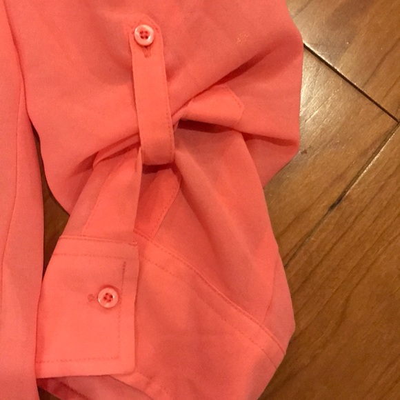 Sheer Button Down blouse - Picture 3 of 7