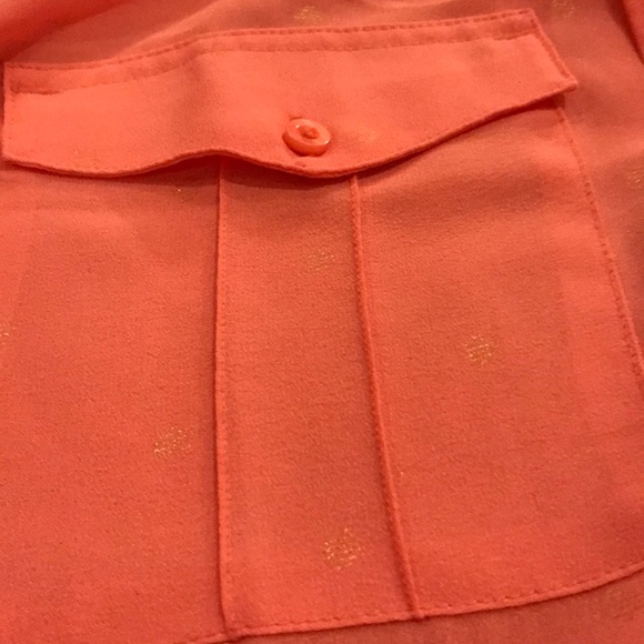 Sheer Button Down blouse - Picture 4 of 7