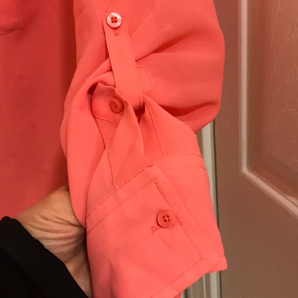 Sheer Button Down blouse - Picture 5 of 7