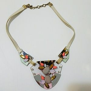 Jcrew lucite multicolor necklace