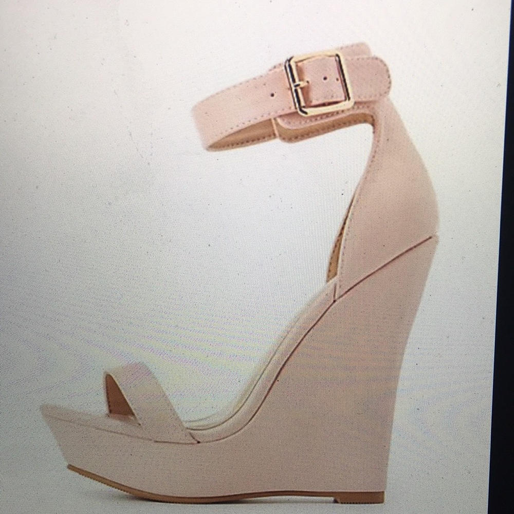 Pink Charlotte Russe wedges