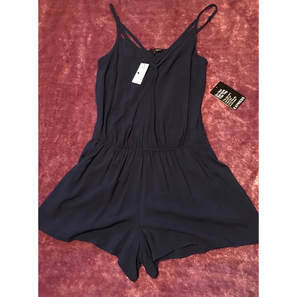 Express Navy Romper