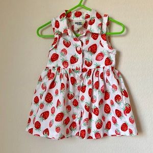 🔥SALE🔥SLEEVELESS STRAWBERRY DRESS