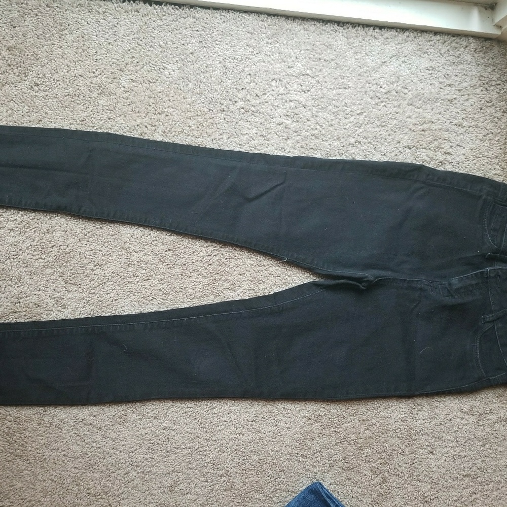 Black jean leggings