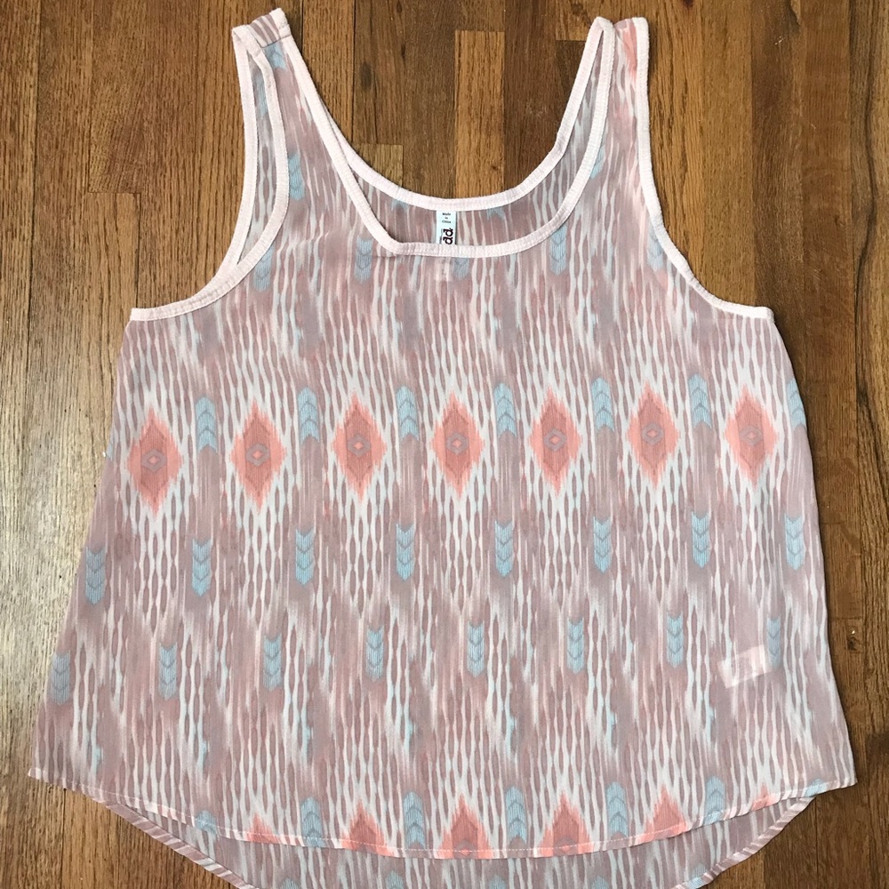 Sheer Pastel Pink Top