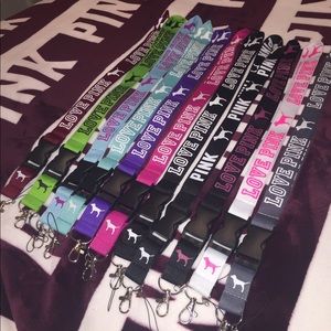 PINK vs lanyards