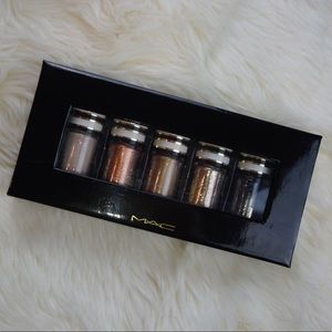 Set of 5 Mac glitters & pigments