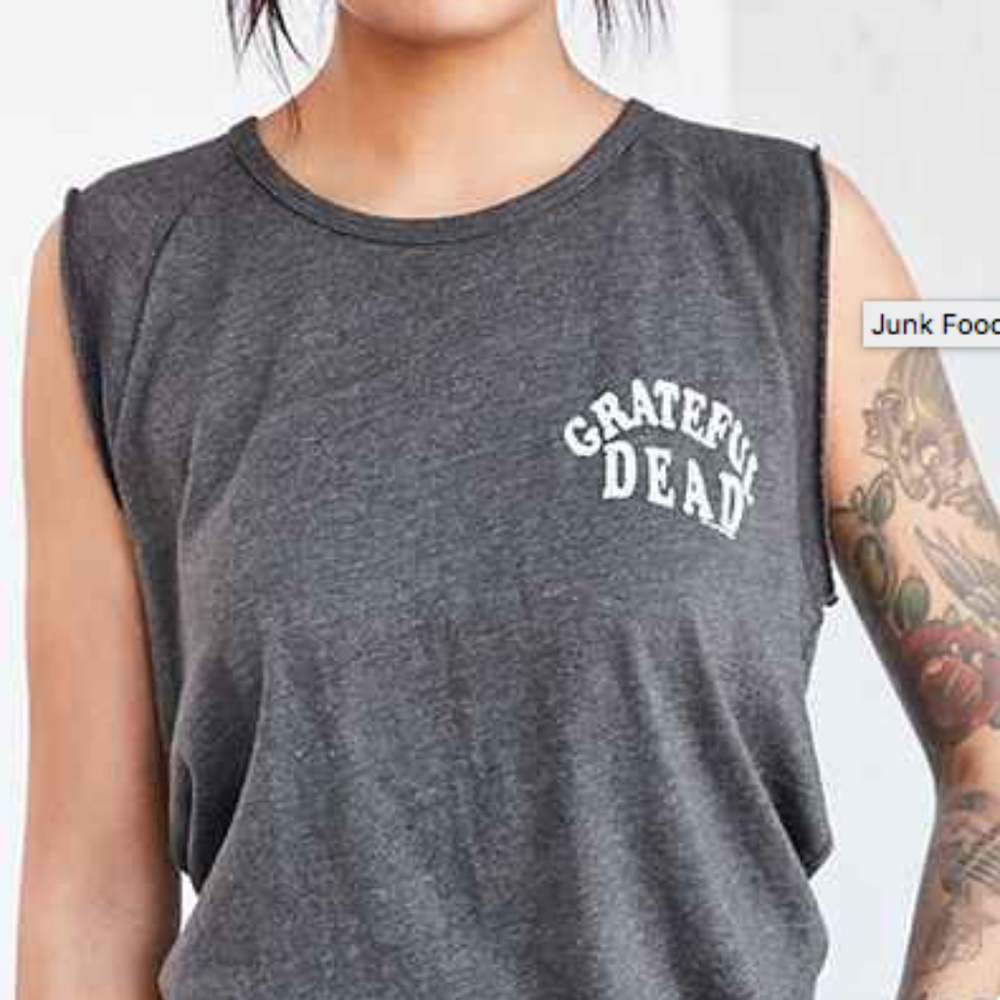Urban Outfitters UO Junk Food Grateful Dead Tank