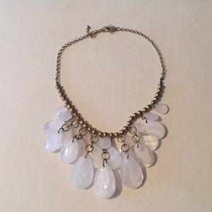 Chunky white necklace