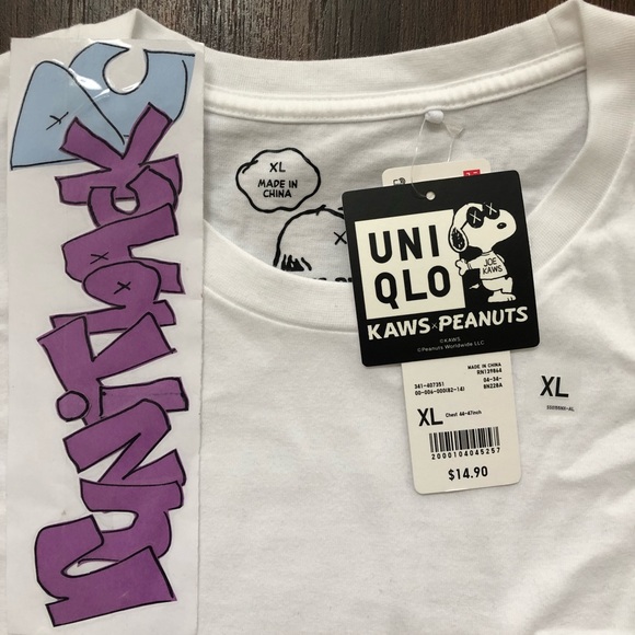 KAWS x Peanuts T shirt - Picture 3 of 5