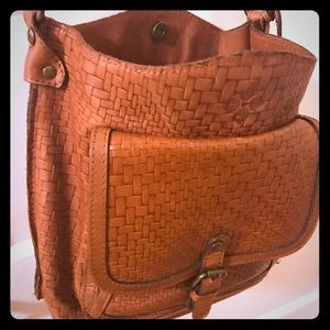Patricia Nash Woven Bucket Bag