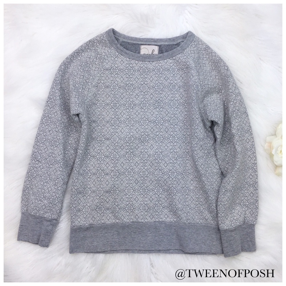 Peek Gray & White Sweater