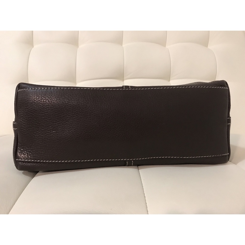 Prada Brown Vitello Daino Pebble Leather Hobo Bag - Picture 11 of 11
