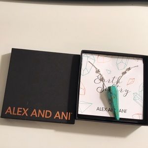 Alex & Ani Turquoise Pendulum Adjustable Necklace