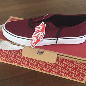Vans Burgandy