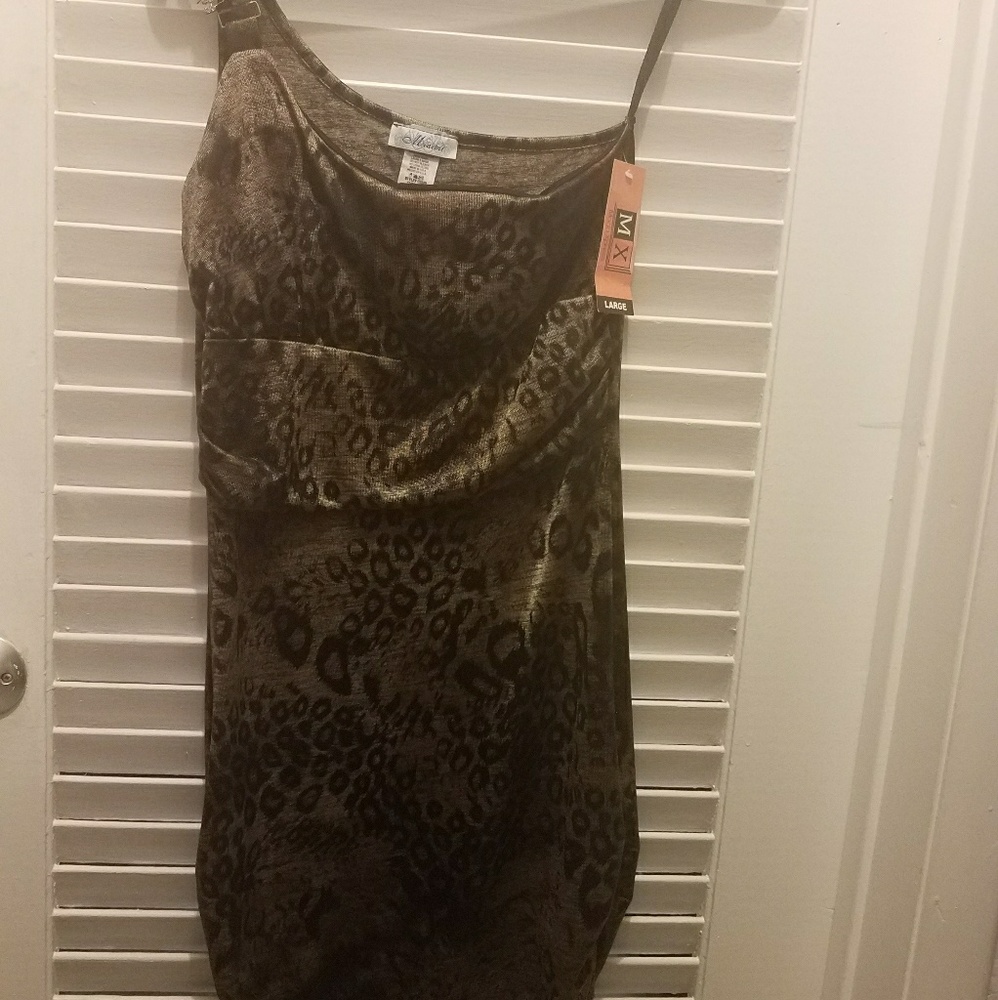 Moda Xpress cheetah pattern dress