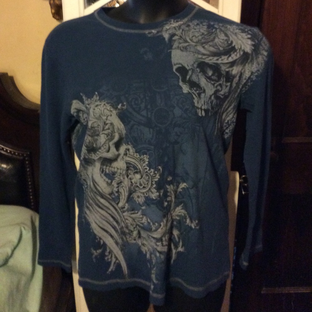Skull long sleeve long John medium