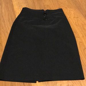Black pencil skirt